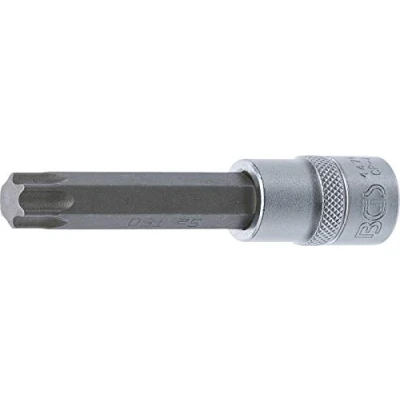 Image de BGS 4476 Douille à embouts longueur 100 mm 12,5 (1/2&quot;) profil T (pour Torx) T60