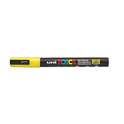 Image de Posca Uni Ball PC 3M Marqueur Jaune