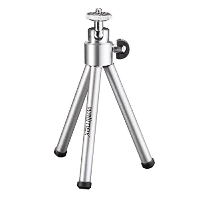 Image de Walimex Mini trépied WT 070 avec rotule, 26 cm (filetage 1/4 pouce, capacité de charge max. env. 0,8 kg)