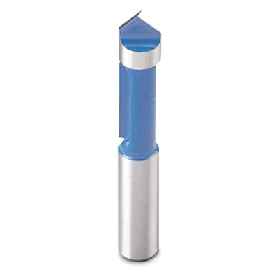 Image de kwb Fraises à graver Ø 8 mm, mises rapportées en métal dur avec queue de serrage précise et géométrie coupe optimisée pour un fraisage exact