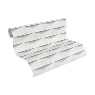 Image de A.S. Création Papier peint Authentic walls grisaille blanc 10,05 m x 0,53 302481