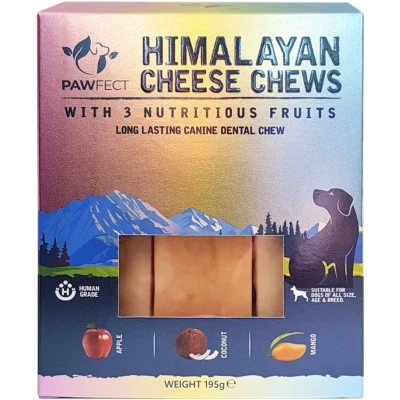 Image de 3 g Pawfect Barre de Fromage Yak pour chiens fruit x