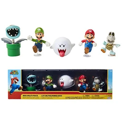 Image de Pack de 5 Figurines JAKKS PACIFIC Super Mario Bros : Boo! 10 cm Neuf