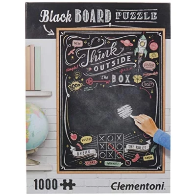 Image de Clementoni 39468 Puzzle avec Tableau Think Outside The Box 1000 Pièces Multi colour 50x69cm