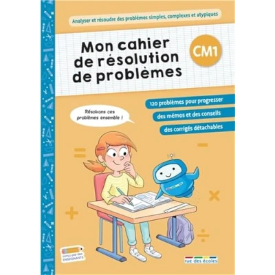 Image de Mon cahier de résolution problèmes CM1: pour un entraînement progressif