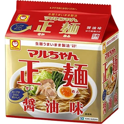 Image de Maruchan Seimen Japanese Instant Ramen Noodles Soy Sauce Taste 18.5oz (For 5 Bowls) by N/A