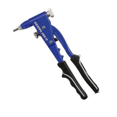 Image de Gesipa 1434761 GBM 10 Pince à Main pour Pose d’Ecrou Sertir M5, Bleu/Noir