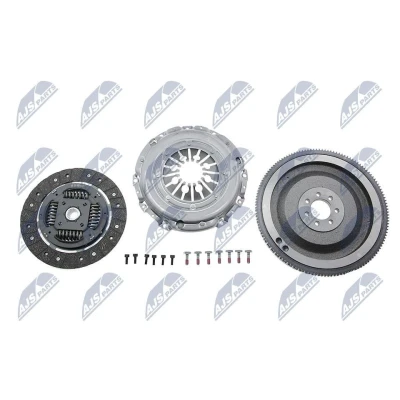 Image de NTY NZS RE 001 kit d&#039;embrayage avec mécanisme d&#039;embrayage, sans butée hydraulique volant moteur, de vis, disque