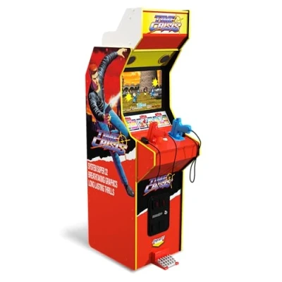 Image de Arcade1Up Machine d&#039;arcade Time Crisis Deluxe Intérieur Mixte Rouge 12 ans et plus