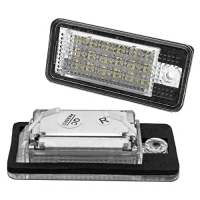 Image de Éclairage de plaque d&#039;immatriculation 18 SMD LED blanc avec Canbus sans erreur pour Audi A3/S3/RS3, A4/S4/RS4, A5/S5, A6/RS6, A8/S8, Q7