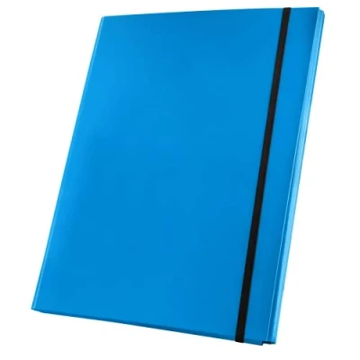 Image de Netuno 1x chemise à élastique bleu A4 20mm classeur de documents avec fermeture en caoutchouc carton rabats cartonnée pour