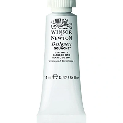 Image de Winsor &amp; Newton Designers Gouache 14ml Blanc De Zinc Row