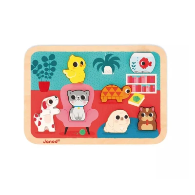 Image de Puzzle Chunky Animaux de Compagnie 7 Pièces