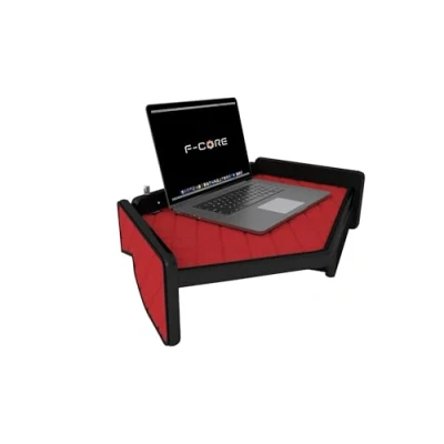 Image de F CORE Tablettes Tableau de Bord Camion compatibilité pour Volvo FH 4 01.13 12.19 avec tiroir Centrale Rouge