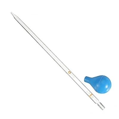 Image de EsportsMJJ Pipette En Verre À Tube De Transfert Avec Bouchon Caoutchouc D&#039;Échelle Pour Le Laboratoire #4 (10ml)