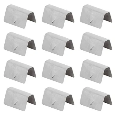 Image de EBTOOLS pour agrafe deflecteur Agrafes de déflecteur vent, clips retenue fixation canal pluie vent en acier inoxydable voiture 12PCS adaptés HEKO G3