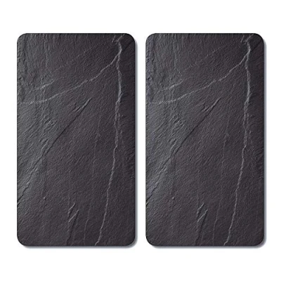Image de Kesper Planches à Découper en Verre Multicolore pour les Plaques Chauffantes 52 x 30 0.8 cm