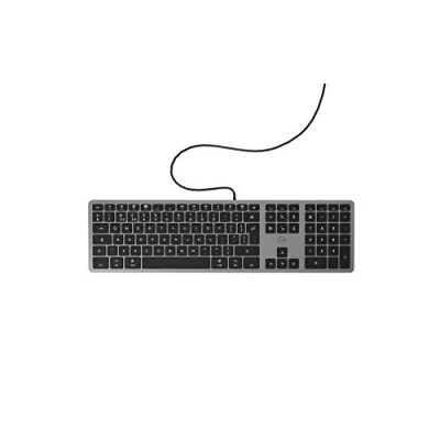 Image de Clavier MOBILITY LAB ML311890 QWERTY Filaire Gris sidéral et noir