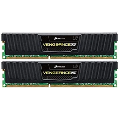 Image de Corsair CML8GX3M2A1600C9 Vengeance LP 8GB (2x4GB) DDR3 1600 Mhz CL9 Mémoire pour ordinateur de bureau performante avec profil XMP. Noir