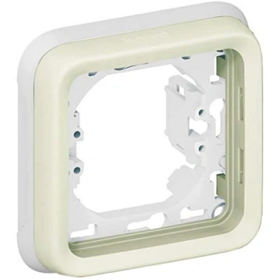 Image de Legrand 069692 Support Plaque Étanche 1 Poste Plexo Composable, Blanc