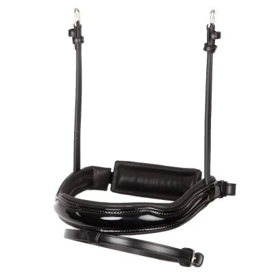 Image de BR Muserolle double laque de serrage anatomique Cob Noir / Argent