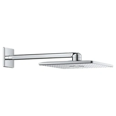 Image de GROHE Set Douche de tête Bras 2 Jets Rainshower 310 SmartActive Cube 26479000, Chrome, 400 mm