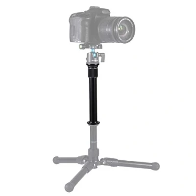 Image de PULUZ Extension de Trepied,Rallonge Trepied Ajustable en Métal avec Vis 1/4 Pouce &amp; Adaptateur 3/8 pour DSLR et Caméras SLR