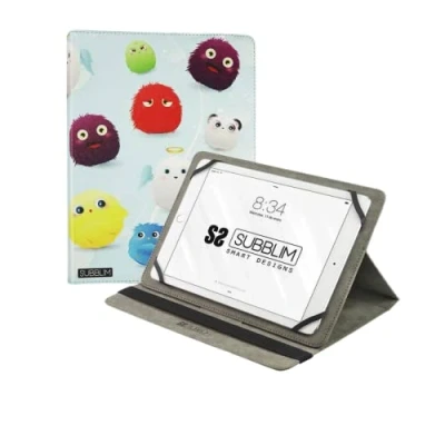 Image de SUBBLIM Étui Universel pour Tablette Furry de 9,6&quot; à 11&quot; Pouces, Fermeture Bande élastique, Trois Angles Vision, système