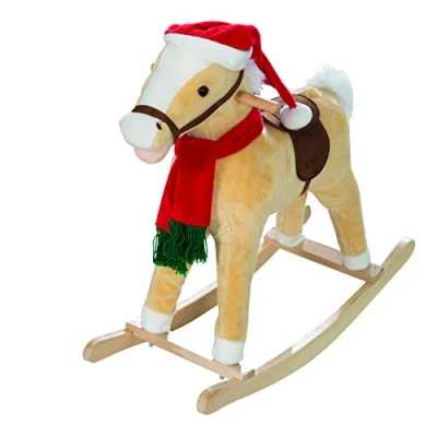 Image de roba Cheval à Bascule de Noël Effets Sonores + Casquette et Écharpe