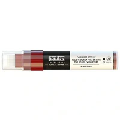 Image de Liquitex Marqueur Pointe Large Cadmium Rouge Fonce Imitation