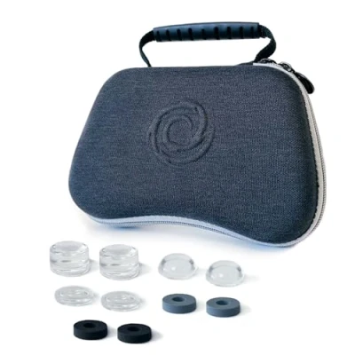 Image de Oniverse Etui de Protection Universel Manette PS5 PS4 Xbox One SeriesXS avec Kit Réhausseurs Joystick et Anneaux précision, Antichoc, Intérieur Velour Anti Rayure, Compartiment Accessoires