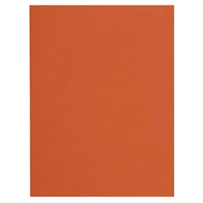 Image de Exacompta Réf. 160007E Paquet de 100 chemises rigides FLASH 220 g/m2 aux teintes vives 100% recyclées et certifiées Ange Bleu dimensions 24x32 cm pour format A4 couleur orange