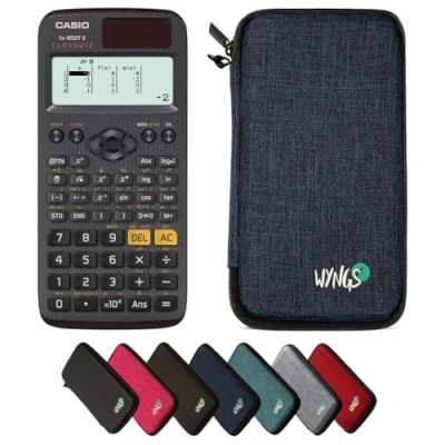Image de CALCUSO Ensemble de Base Bleu avec Calculatrice Casio FX 85GT X ClassWiz (Anglais)