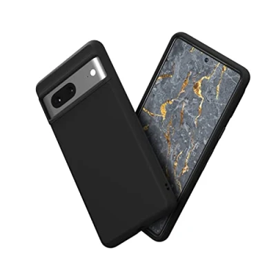 Image de RhinoShield Coque Compatible avec [Pixel 7] SolidSuit Fine Technologie d&#039;absorption des Chocs et Finition Premium Matte Noir Classic