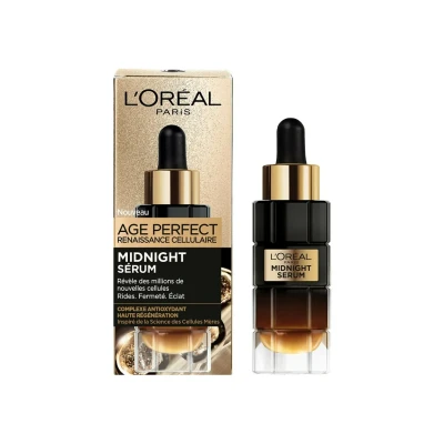 Image de L&#039;Oréal Paris SÉRUM ANTIÂGE Midnight AGE Perfect Renaissance Cellulaire Soin de nuit, Femme, Taille: 30 ml, Transparent