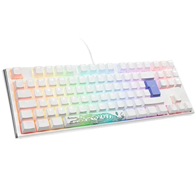Image de Ducky One 3 Classic TKL clavier Jouer USB Allemand Noir, Blanc Neuf