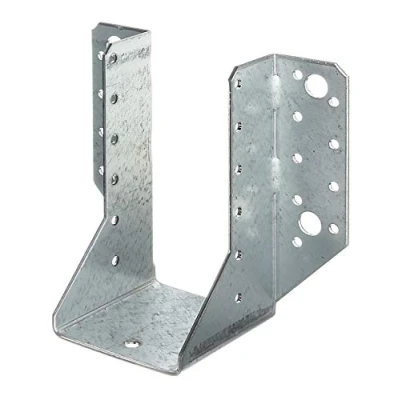 Image de Alberts 335144 Support U type A ailes extérieures galvanisé Sendzimir 64 x 128 mm