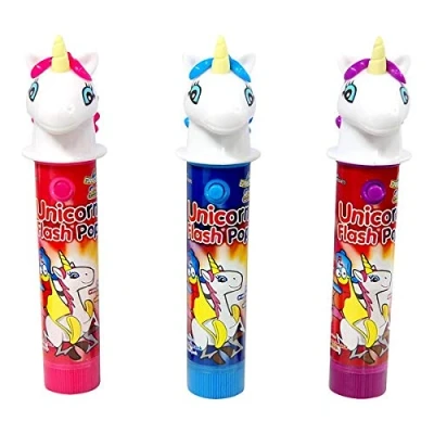 Image de Sucette unicorn flash pop lumineuse Boîte de 12 pièces