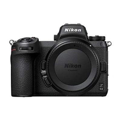 Image de Nikon Z 6II boitier nu, Appareil Photo Numérique Hybride Plein Format (24,5 MP, 4K/30p, rafale 14 i/s, stabilisation sur capteur 5 axes, double slots SD &amp; XQD ou CFexpress)