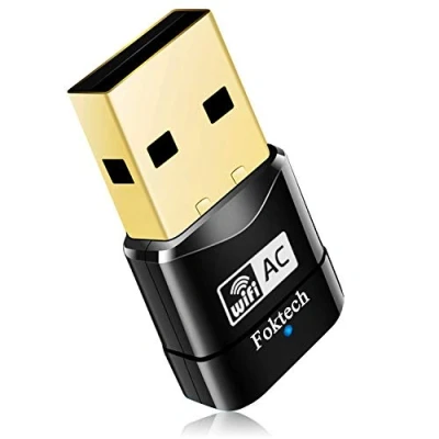 Image de Foktech USB Wireless Network Adaptateur Clé sans Fil AC600 pour Windows2000/XP/VISTA/Win7/8/10/Linux/Mac