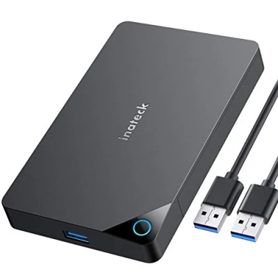 Image de Boîtier de Disque Dur Externe USB 3.0 INATECK pour HDD et SSD SATA 2.5&quot; jusqu&#039;à 2 To, Support UASP