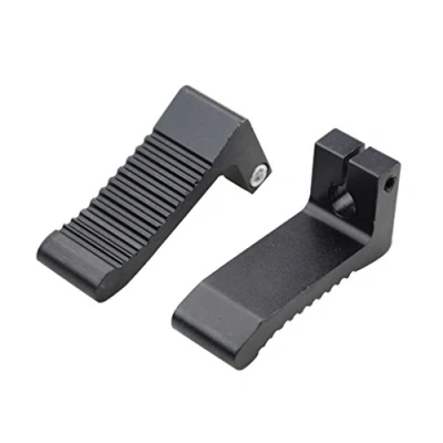 Image de GOOFIT Petit Repose Pieds Remplacement pour 2 Stroke 47 CC Pocket Bike Dirt Noir
