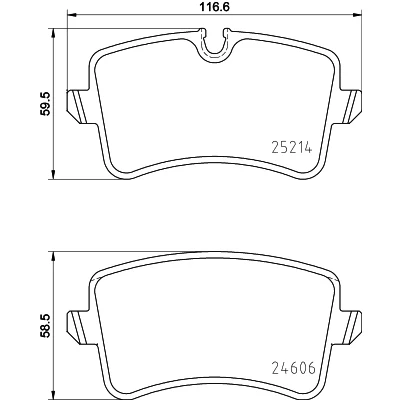 Image de HELLA 8DB 355 016 061 Jeu de plaquettes frein contact signal d&#039;usure inclus avec accessoires AUDI: A6 C7 Avant, A7 Sportback, Berline