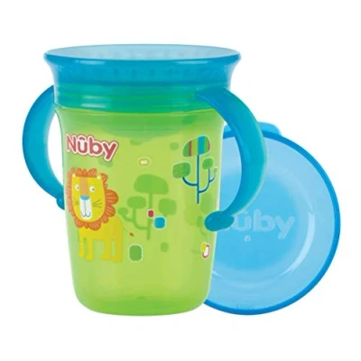 Image de Nûby Gobelet Magique 360 avec Anses Vert 240 ml