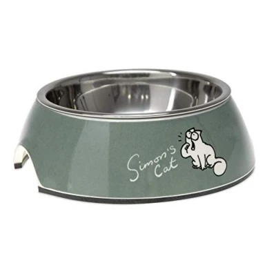 Image de Simon&#039;s Cat by Karlie 522105 Gamelle pour Chat Vert 14 x 4,5 cm 160 ML