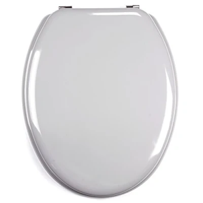 Image de MSV 140016 Abattant WC MDF Argent Gris 30 x 20 15 cm