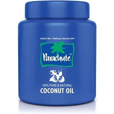 Image de Parachute 100 % huile de noix coco pure et naturelle non raffinée Sans produits chimiques ni conservateurs ajoutés Pot 200 ml