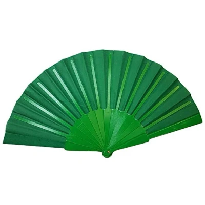 Image de Inconnu Éventail Couleurs 22cm Plastique Vert