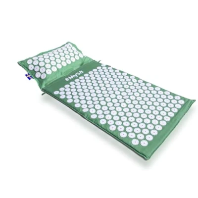 Image de TAPIS MYSA + COUSSIN CHAUFFANT: LE PLUS LONG D&#039;ACUPRESSION AU MONDE! POUR MAL DE DOS, LOMBALGIE ET DOULEURS CERVICALES