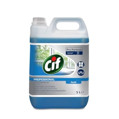 Image de Cif Professionnel Nettoyant Fenêtres et Multi Surfaces, 5 Litre